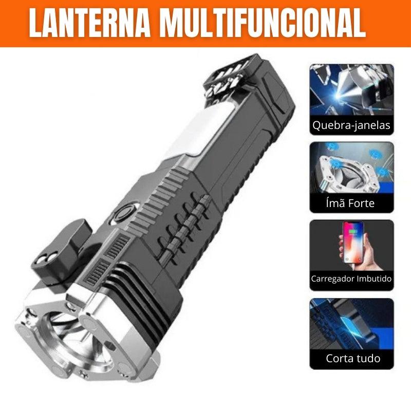 Super Lanterna Tática LaserPro™ 5 em 1 - Ultra Forte