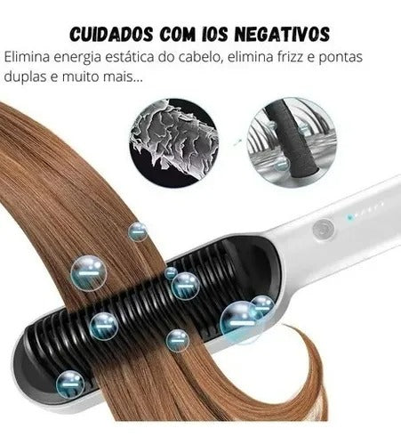 Escova Hair Alisadora - Lançamento 2023 - Promoção [62% OFF🔥]