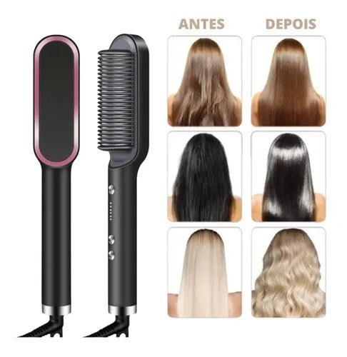 Escova Hair Alisadora - Lançamento 2023 - Promoção [62% OFF🔥]