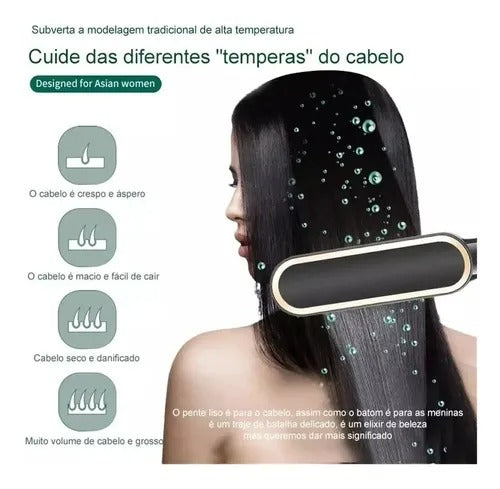 Escova Hair Alisadora - Lançamento 2023 - Promoção [62% OFF🔥]