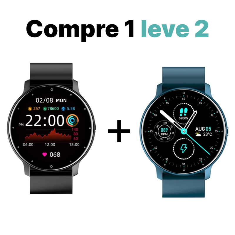 SmartWhatch COMPRE 1 LEVE 2 com 70% OFF