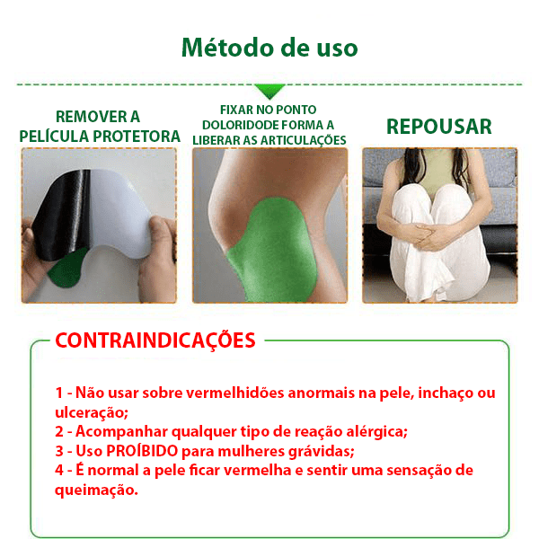 Adesivo Ortopédico - Knee Alívio Instantâneo™