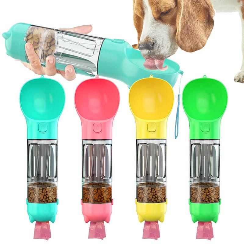 Bottle Food - Garrafa Multifuncional 3 em 1 Para Cães