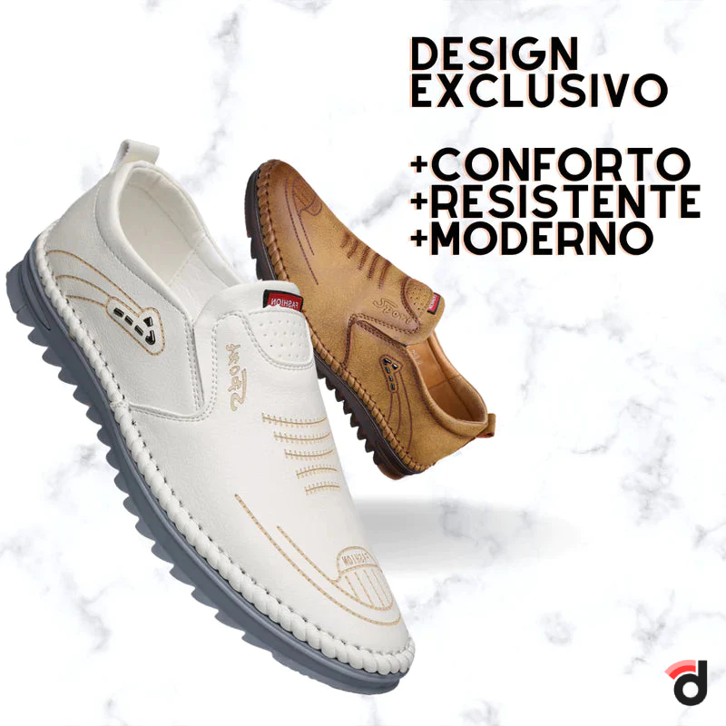 Sapato Mocassim Italian® - INDICADO POR ESPECIALISTAS - Frete grátis Hoje